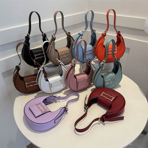 Women's new trendy fashion retro crescent armpit bag niche light luxury single shoulder crossbody small bag